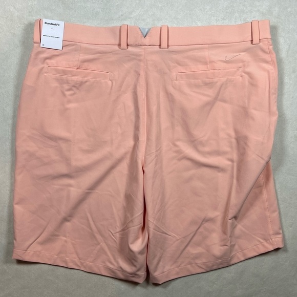 NWT 42W Nike Golf Performance Standard Fit Salmon Coral Stretch Band Shorts - Picture 7 of 10